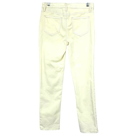 Chicos So Slimming Girlfriend Slim Leg Ankle Jean Womens 0 US 4 Cream White - Picture 2 of 7